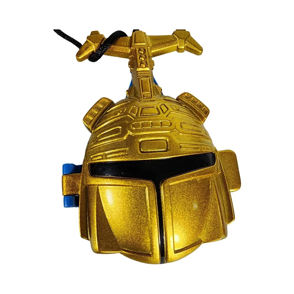 Vintage 1998 Saban BeetleBorgs Metallix Gold Beetle Locket Necklace‎ Set Toy